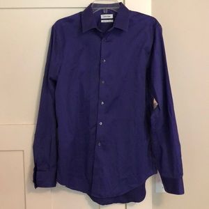 Men’s Calvin Klein Purple Dress Shirt